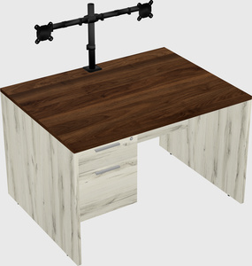 Rectangular desk