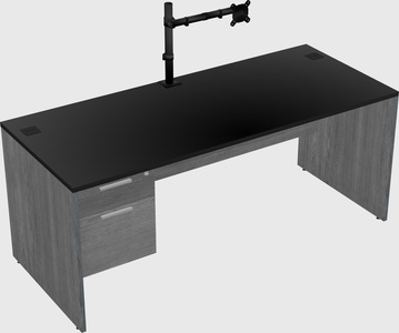 Rectangular desk