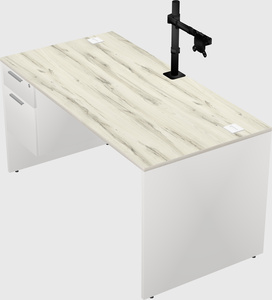 Rectangular desk