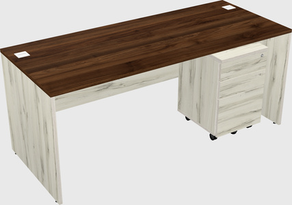 Rectangular desk