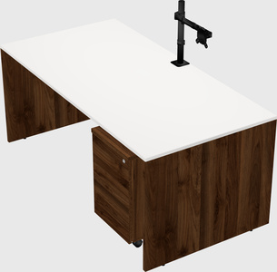 Rectangular desk