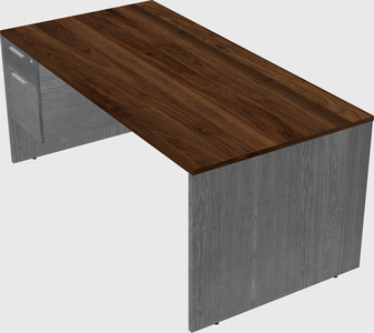 Rectangular desk