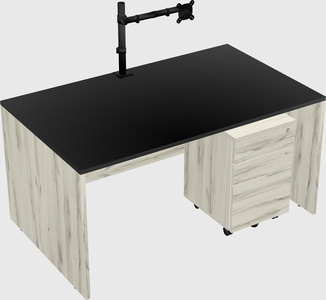 Rectangular desk