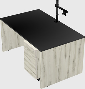 Rectangular desk