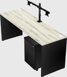 Rectangular desk