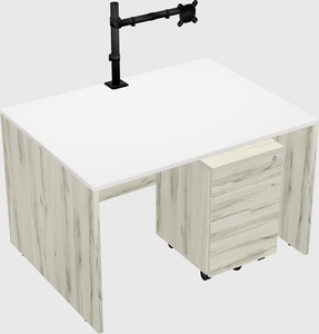 Rectangular desk