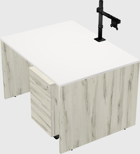 Rectangular desk