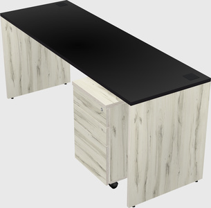 Rectangular desk