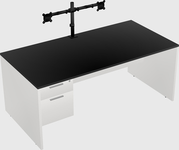 Rectangular desk