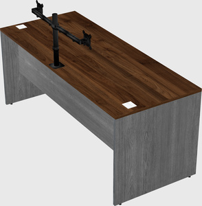 Rectangular desk