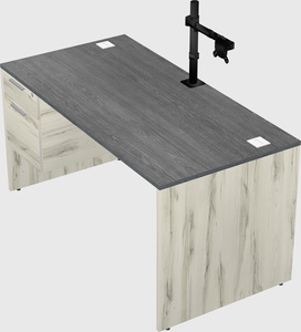 Rectangular desk