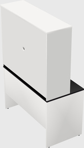 Rectangular desk