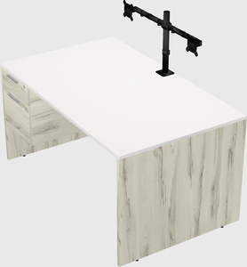 Rectangular desk