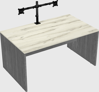 Rectangular desk