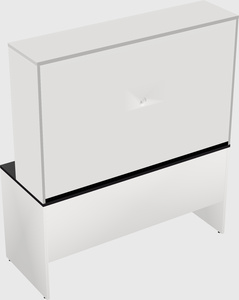 Rectangular desk