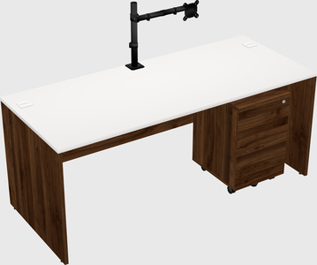 Rectangular desk
