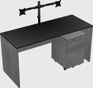 Rectangular desk