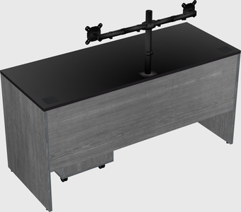 Rectangular desk