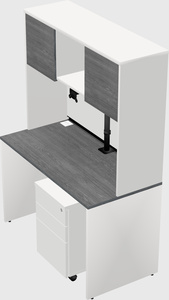 Rectangular desk