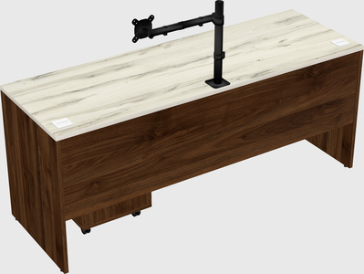 Rectangular desk