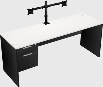 Rectangular desk