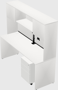 Rectangular desk
