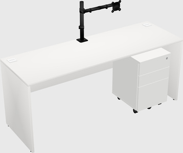Rectangular desk