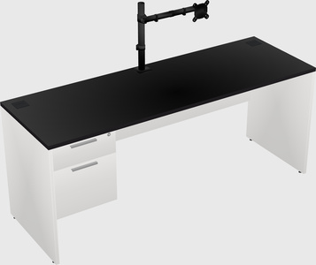 Rectangular desk