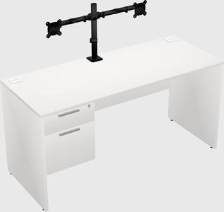 Rectangular desk