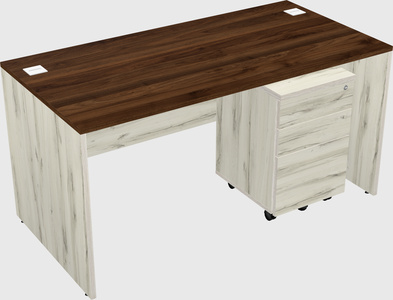 Rectangular desk