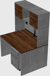 Rectangular desk