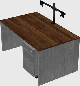 Rectangular desk