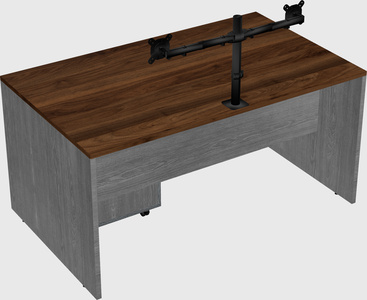 Rectangular desk