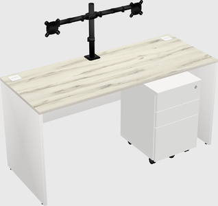 Rectangular desk