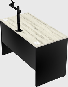 Rectangular desk