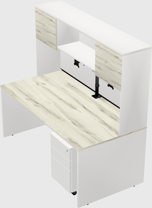 Rectangular desk