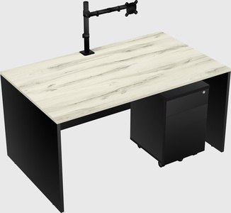 Rectangular desk