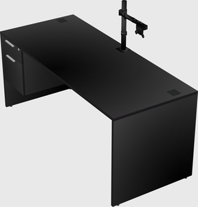 Rectangular desk