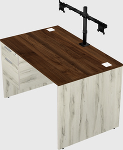 Rectangular desk