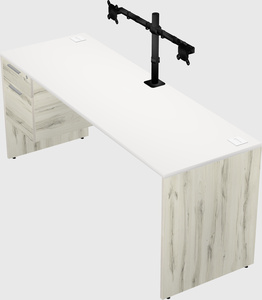 Rectangular desk
