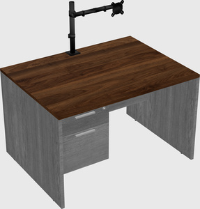 Rectangular desk