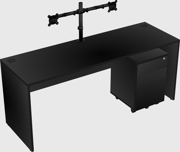 Rectangular desk