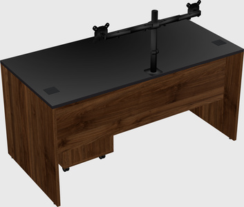 Rectangular desk