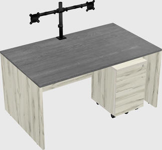 Rectangular desk