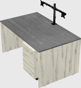 Rectangular desk