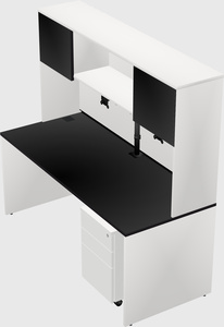 Rectangular desk