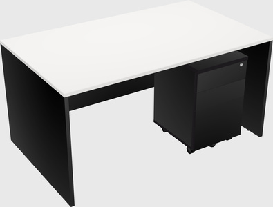 Rectangular desk
