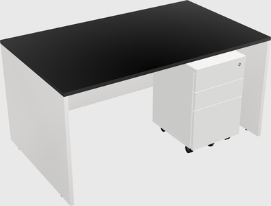 Rectangular desk