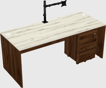 Rectangular desk
