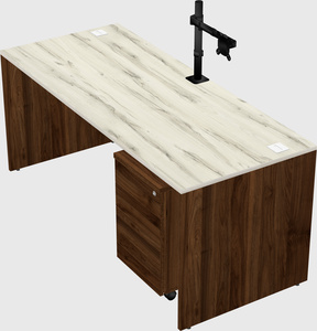 Rectangular desk